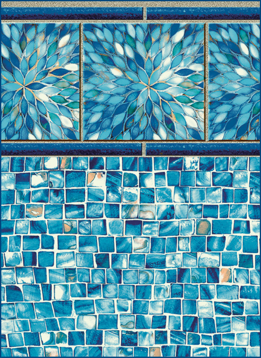 Sunburst Tile / Carnival 20 or 27* mil wall / 20 or 27* mil floor