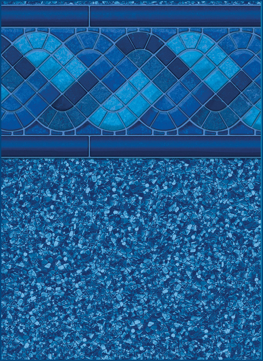Blue Raleigh Tile/Blue Laguna  20 or 27* mil wall /20 or 27* mil floor