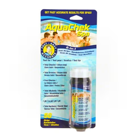 AquaChek Spa 6-in-1 Test Strips, 50/Pack | 552244