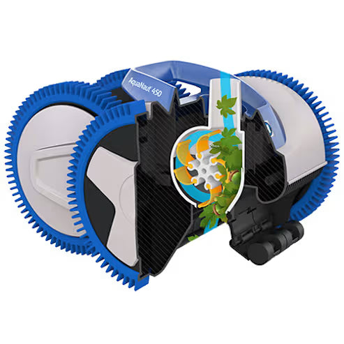 Hayward AquaNaut 450 Pool Cleaner, 4 Wheel Drive, 40’ Hose, 0.5 HP or 35 GPM, Pools up to 20' x 40