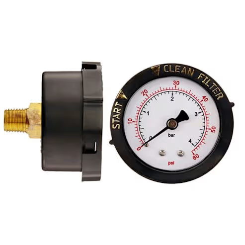 Pentair Pressure Gauge Rear Mount W/ Indicator
